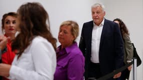 Claude Atcher au tribunal, le mois dernier