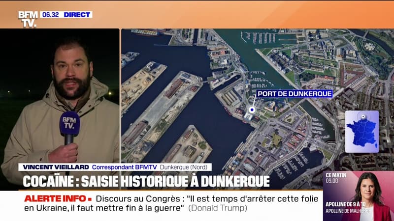 Près de 10 tonnes de cocaïne saisies au port de Dunkerque, un record en France métropolitaine