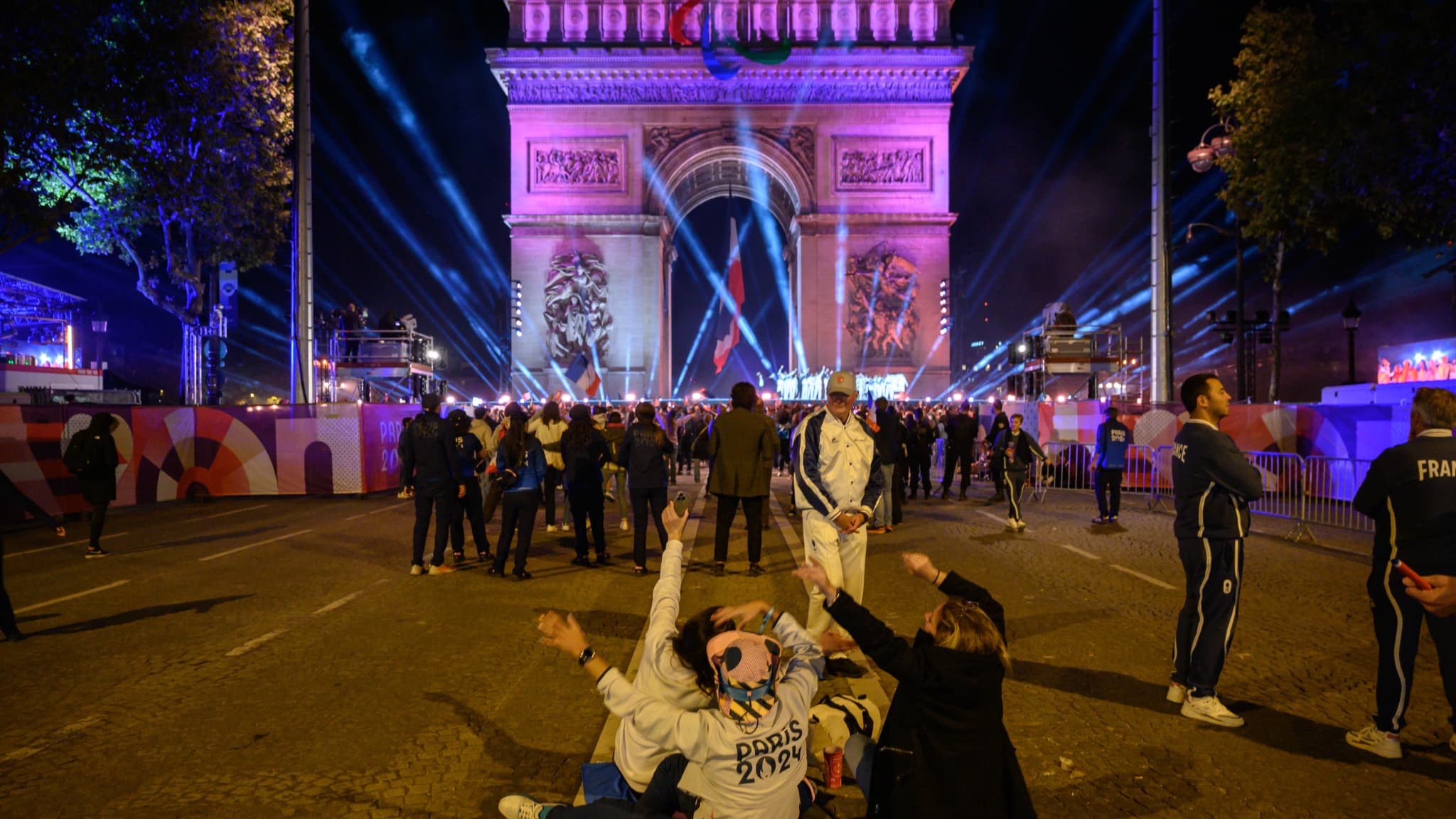 Le concert sur la place de l'Etoile, le 14 septembre 2024.