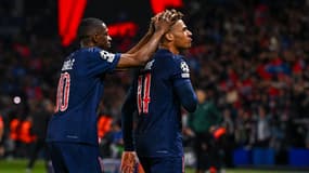 Desire DOUE lors de PSG-Aston Villa, le 09/04/2025