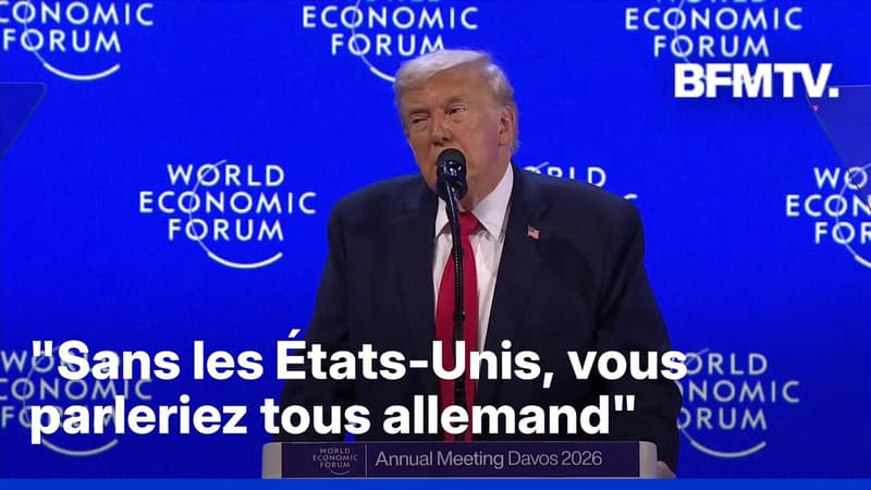 "Sans les États-Unis, vous parleriez tous allemand", estime Donald Trump