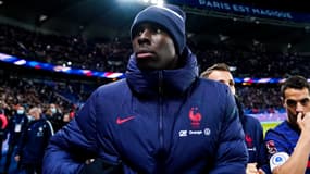 Kurt Zouma avec l'équipe de France, le 13 novembre 2021