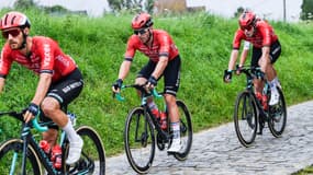 Florian Sénéchal lors de la course Druivenkoers-Overijse, le 23 août 2024