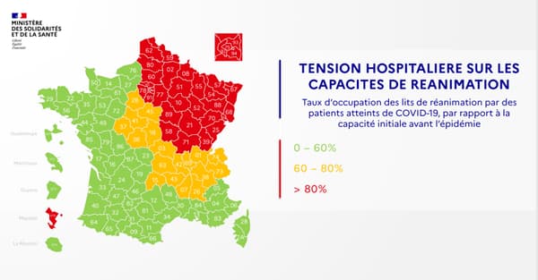 Déconfinement: trois nouveaux départements en vert sur la carte de synthèse du gouvernement
