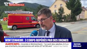 Incendie en Alsace: "Une personne est en urgence relative", annonce la préfecture du Haut-Rhin