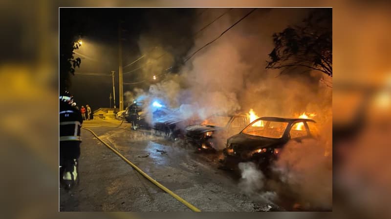 Quatre voitures ont été incendiées et détruites dans la nuit du samedi 23 au dimanche 24 mars, aux alentours de 2 heures, à Tourrette-Levens.