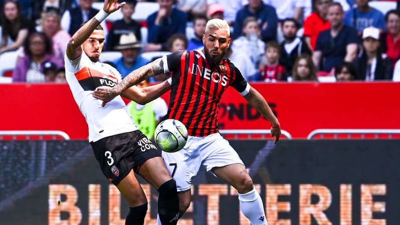 Andy Delort - Nice-Lorient - Ligue 1