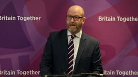 Le leader du Ukip Paul Nuttall, le 25 mai 2017 à Londres. 