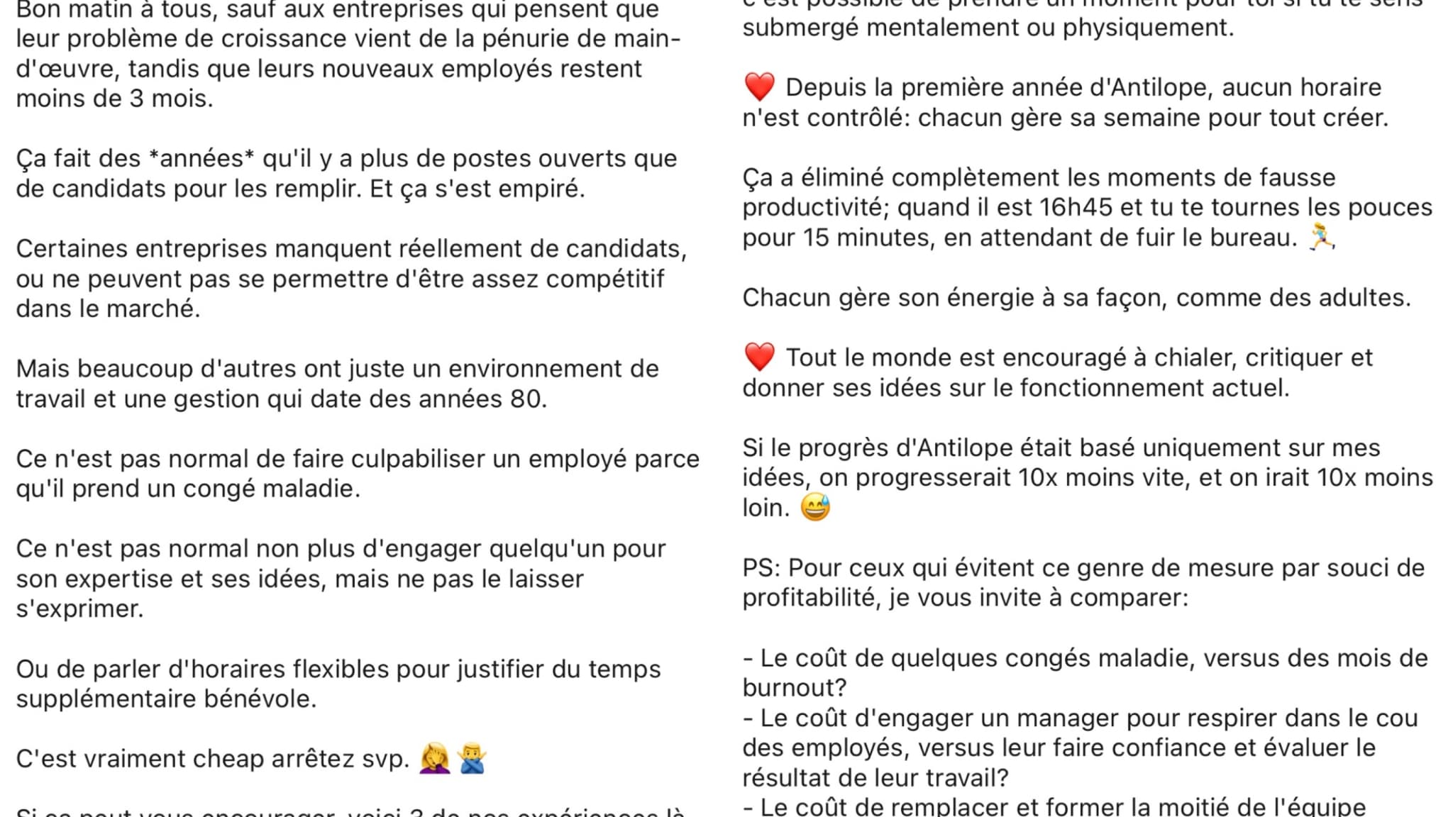 Le président de l'agence de pub Antilope à Montreal.