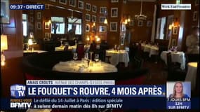 Quatre mois après les dégradations, le Fouquet's rouvre ses portes