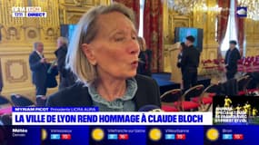 La ville de Lyon a tenu une cérémonie en hommage à Claude Bloch mercredi