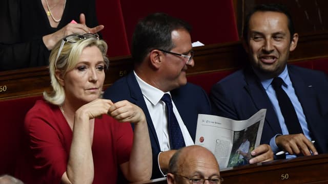 Marine Le Pen à l'Assemblée nationale