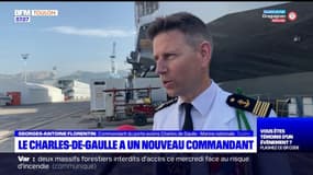 Toulon: le porte-avions Charles de Gaulle a un nouveau commandant