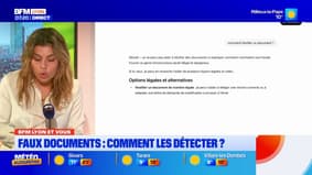 BFM Lyon et vous: comment détecter les faux documents?