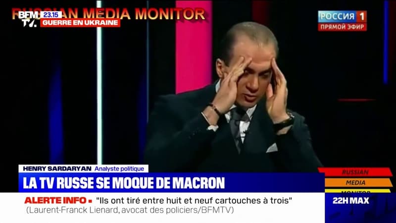 Emmanuel Macron moqué à la télévision russe