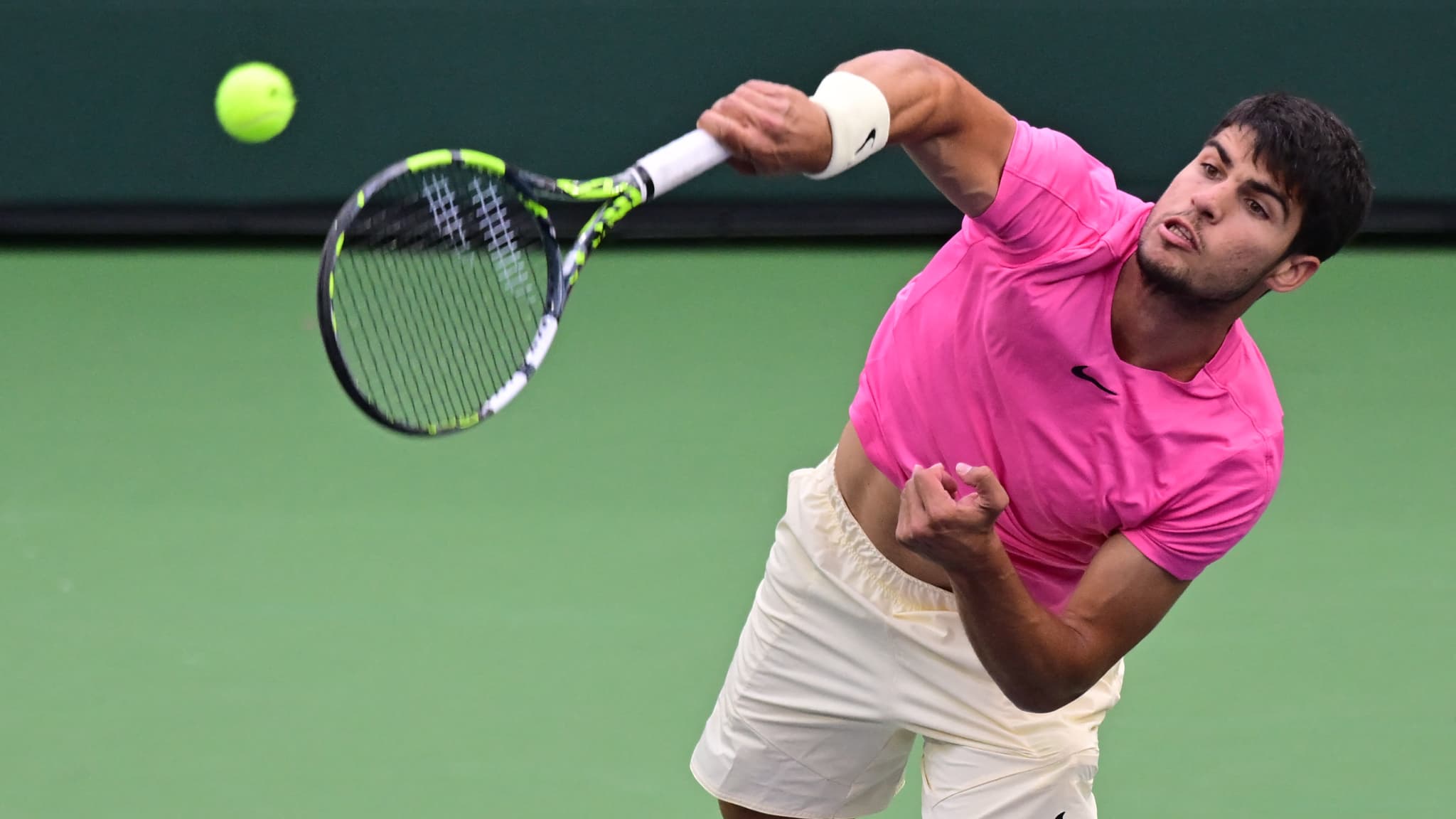 Carlos Alcaraz becomes the first-time winner of Indian Wells Masters 1000 in tennis, clinching the world’s top rank.