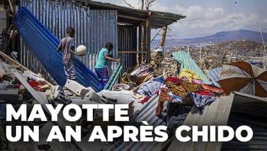 Mayotte, "toujours dans l'urgence" un an après le cyclone Chido