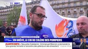 Paris: la manifestation à l'initiative des syndicats de pompiers débute place de la République 