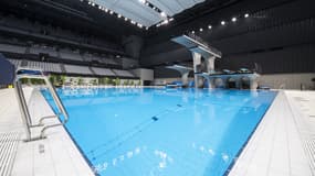 La piscine olympique de Tokyo pour les épreuves de plongeon 