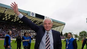 Walter Smith à l'issue d'un match de championnat écossais entre les Rangers et Kilmarnock, en 2011