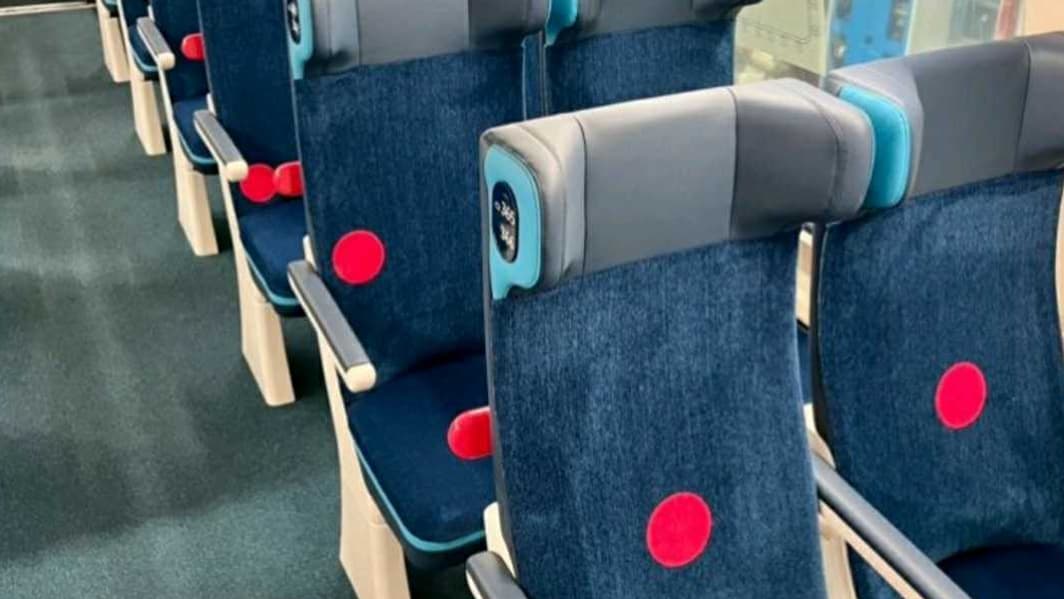 Les nouveaux sièges des TGV Ouigo Les nouveaux sièges des TGV Ouigo