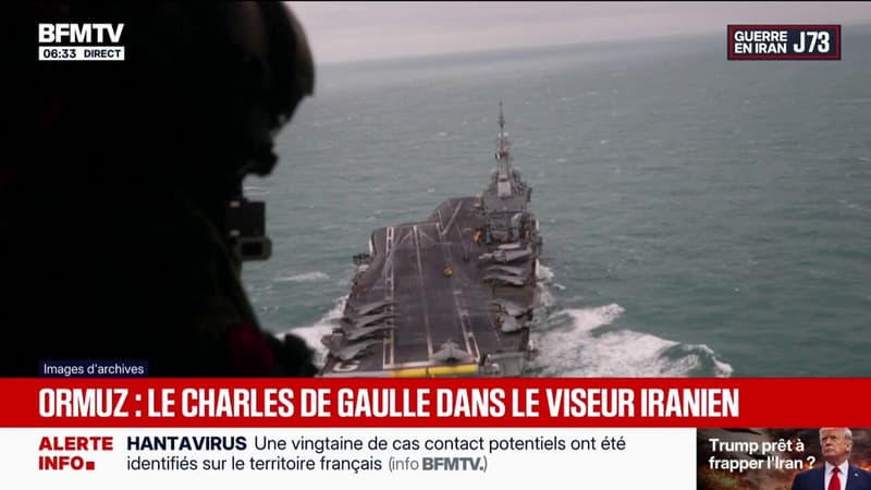 Détroit d'Ormuz: la progression du Charles de Gaulle surveillée par l'Iran, qui menace le porte-avions français en cas d'entrée dans le détroit