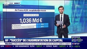 Air France : "succès" de l'augmentation de capital