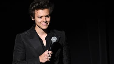 Harry Styles en janvier 2018 sur scène à New York