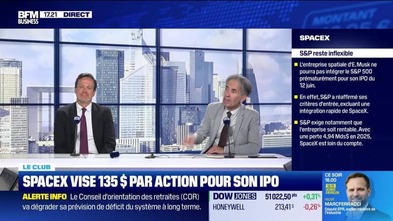 Le Club : "Space X va-t-il davantage populariser la Bourse ?