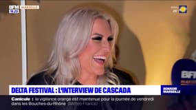 Marseille: la chanteuse Cascada était au Delta Festival jeudi soir