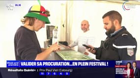 Législatives: les festivaliers des Eurockéennes de Belfort valident leur procuration en plein festival