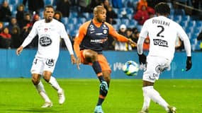 Souleymane Camara lors du match Montpellier-Brest, le 21 décembre 2019