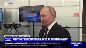 Réunion entre Vladimir Poutine et Donald Trump: "Je serai heureux de le rencontrer à nouveau", affirme le chef du Kremlin