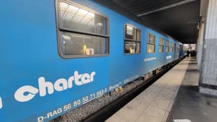 Les voitures du Paris-Bruxelles-Berlin d'European Sleeper louées à Train Charter