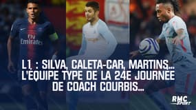 L1 : Silva, Caleta-Car, Martins... L'équipe type de la 24e journée de Coach Courbis...