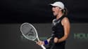 Iga Swiatek lors de sa victoire face à Aryna Sabalenka (6-3, 6-2) en demi-finale du Masters WTA de Cancun (Mexique), le 5 novembre 2023