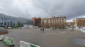 La place de l'Europe de Toulouse avant les travaux.