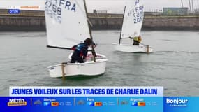 Normandie: les jeunes amateurs de voile sur les traces Charlie Dalin