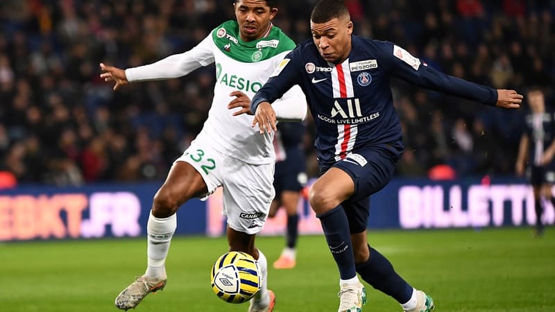 Fofana (ASSE) et Mbappé (PSG)
