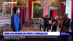 5000 collégiens des Yvelines et du Val-d'Oise en visite au château de Versailles