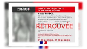 La femme, originaire des Yvelines, disparue a été retrouvée.