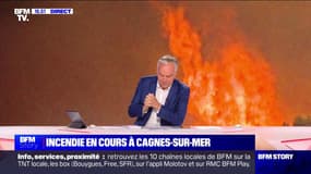 Alpes-Maritimes: un incendie est en cours à Cagnes-sur-Mer