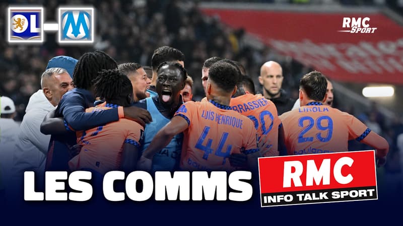 OL 2-3 OM : Les comms' RMC du succès fou de Marseille à Lyon