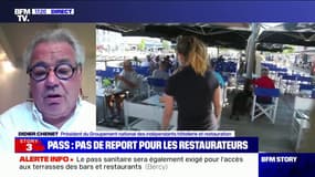 Report du pass sanitaire dans les restaurants: "Nous avons bon espoir d'obtenir réponse satisfaisante", déclare le président du GNI-HCR