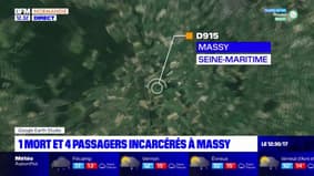 Seine-Maritime: un mort et quatre personnes incarcérées dans un accident à Massy
