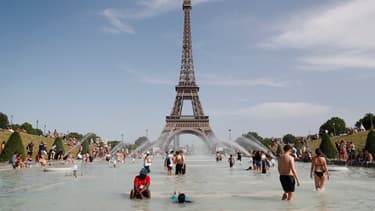 Lors des chaleurs de juin 2019, à Paris.