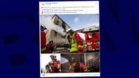 Les pompiers de Paris sont intervenus ce samedi 21 janvier pour un feu d'appartement à Fontenay-aux-Roses