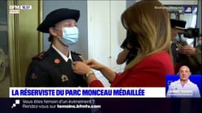 Elle avait sauvé un homme au parc Monceau: la jeune réserviste des Sapeurs-pompiers de Paris médaillée