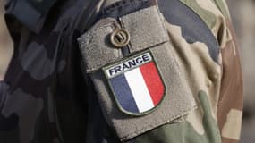 Image d'illustration - Photo du badge d'un soldat français 