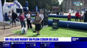 Un village dédié au rugby s'est installé en plein cœur de Lille